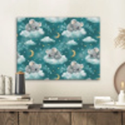 Koala's - Betoverend - Blauw PET vilt klein 837 -sfeer1