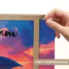 Superheld - Stad - Jongens - Kleurrijk - Zon Light Box met batterij (Wandlamp kind) middel -USP_websiteprintNL