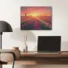Windmolen - Zonsondergang - Landschap PET vilt klein -sfeer5
