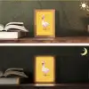 Eend - Zonnebril - Geel Light Box met kabel (Tafellamp) klein -sfeer3