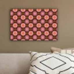 Retro - Madelief - Roze canvas 2cm klein 34 -sfeer3