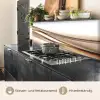 Golven - Abstract - Taupe keuken achterwand 2 middel -usp_DE