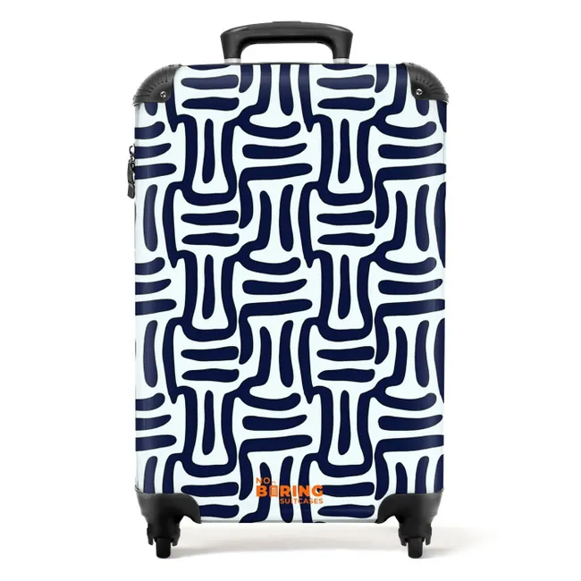 Koffer - Abstract - Modern - Blauw