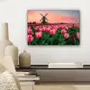 Tulpen - Molen - Nederland canvas 2cm klein -sfeer6