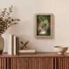 Doorkijk - Tropisch - Bloemen - Natuur Light Box met kabel (Wandlamp) klein -sfeer2