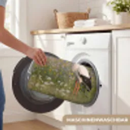 Ooienvaar - Bloemen - Weide - Kleurrijk Badmat klein -USP_WasbaarDE