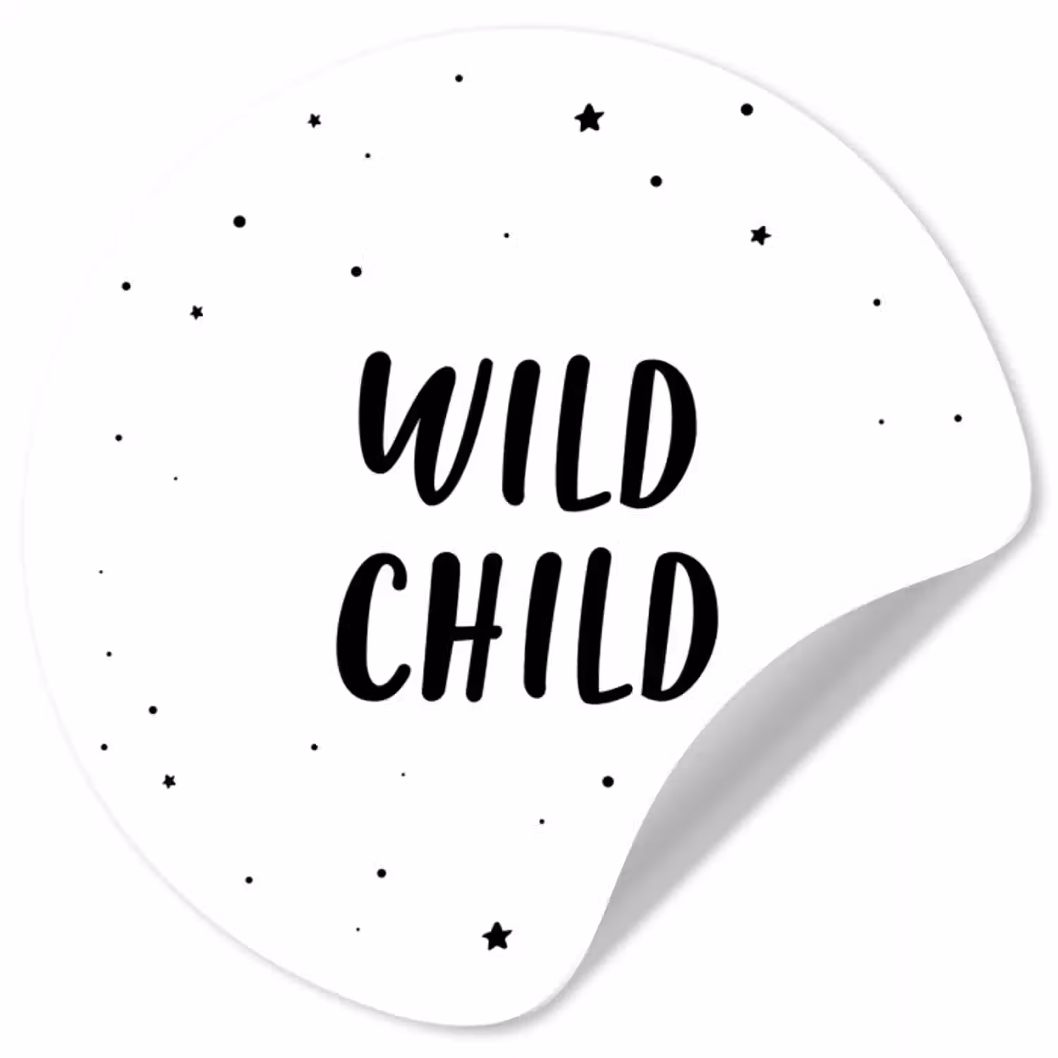 Behangcirkel - Quotes - Wild child - Baby - Kinderen - Tekst