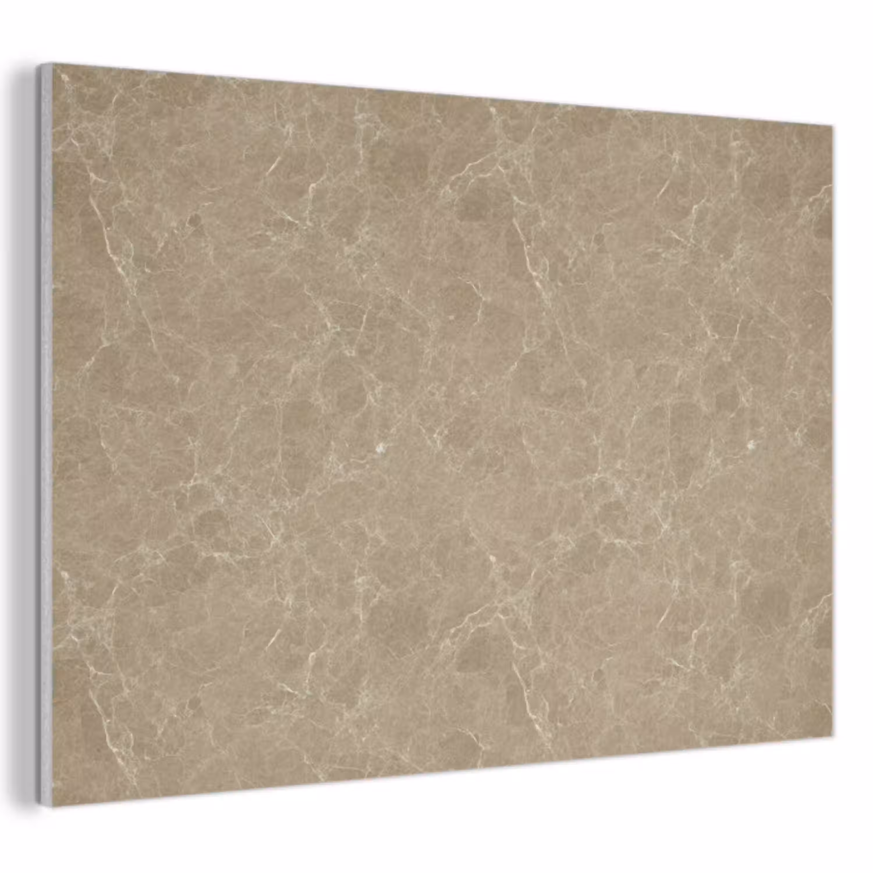 Beige - Marmer - Witte aders PET vilt klein 837 -3d