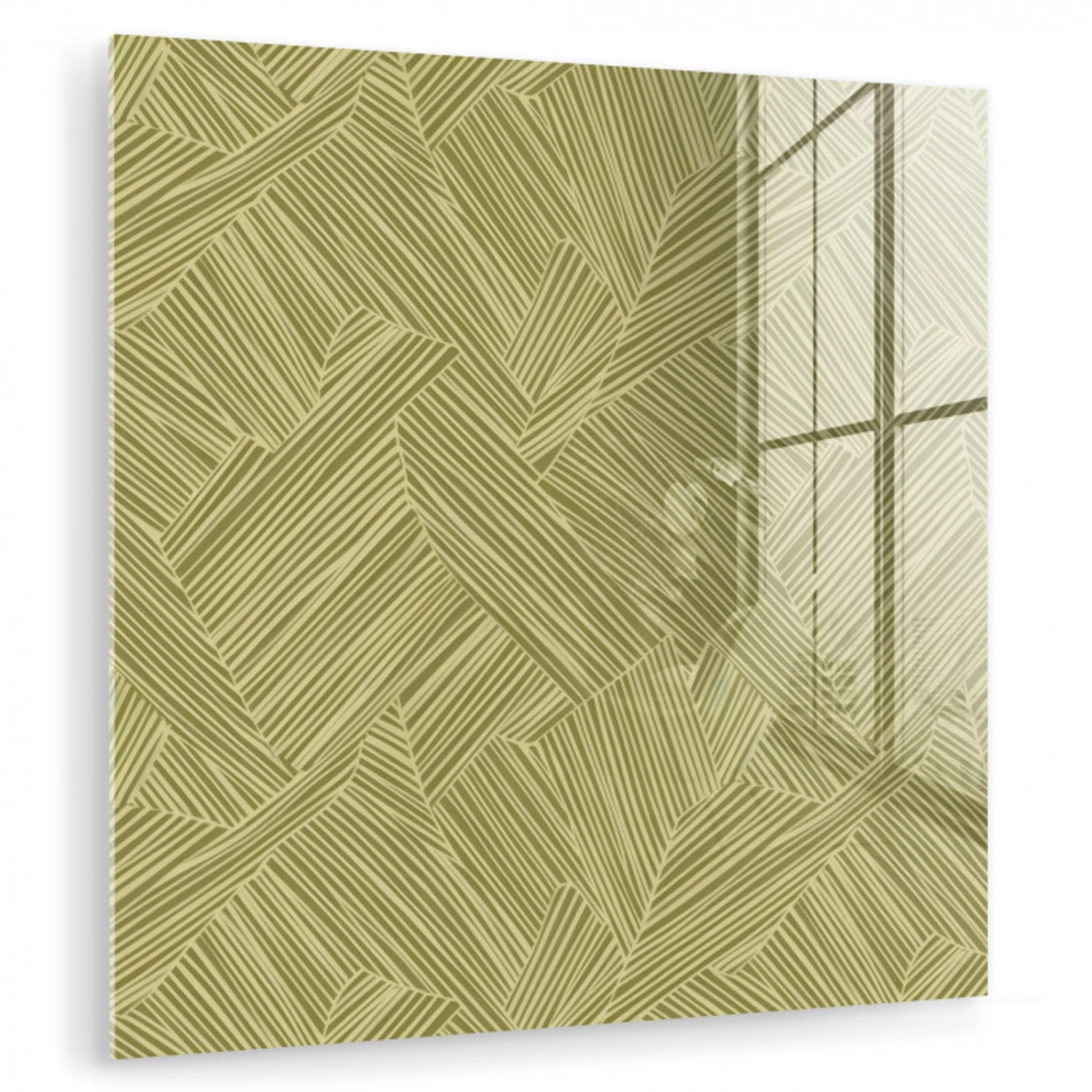 Abstract - Modern - Groen plexiglas 5mm klein 11 -zzzproduct_nieuw