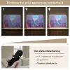 Zeemeerminnenstaart - Koraal - Water Light Box met batterij (Wandlamp kind) middel -USP_dimbaarNL