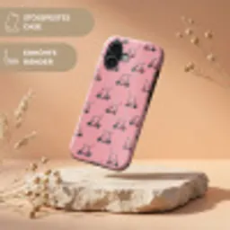 Golfkar - Retro - Roze Toughcase MagSafe Apple iPhone 17 klein 1017 -USP_RandenV_DE