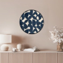 Modern - Geometrisch - Blauw Fotolijst rond zonder passe partout klein 856 -sfeer3