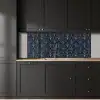 Deco - Waaier - Blauw keuken achterwand 2 middel 871 -sfeer1