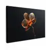 Orchidee - Doorzichtig - Bloem Tuinposter op houten frame 2 cm dik klein -3d