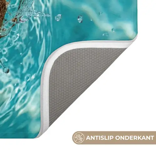 Kokosnoot - Water - Wit WCmat klein -USP_AntislipNL