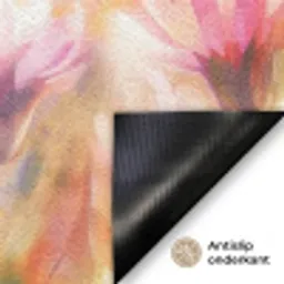 Vlinders - Oranje - Bloemen Deurmat klein -antislip_NL