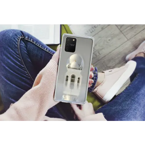 Witte koepel - Gouden Details - Moskee Telefoonhoesje Samsung Galaxy S10 Lite klein -handS10Lite