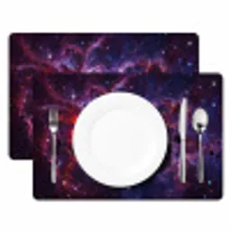 Space - Stars - Abstract - Colorful Placemat vinyl groot -zzsfeer2_Kitchenyeah-website