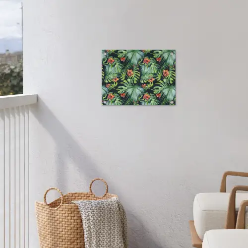 Monstera - Jungle - Bladeren tuinposter los doek klein -sfeer8