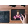 Ironisch - Tekst - Neon muismat rubber klein -toetsenbord