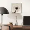 Paardenbloem - Minimalistisch - Wit aluminium wit klein -sfeer5