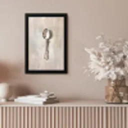 Lepel - Verf - Zilver fotolijst zwart zonder passe partout klein -sfeer5