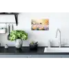 Viooltjes - bij - Zonlicht Muursticker klein -keuken