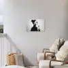 Vrouw - Champagne - Modern Tuinposter op houten frame 2 cm dik klein -sfeer1