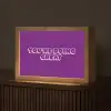 You're doing great - Paars - Bubble letters Light Box met kabel (Tafellamp) klein -z3d_website