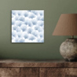 Waaier - Modern - Blauw aluminium wit klein 46 -sfeer2