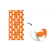 Patroon - Retro - Oranje fotobehang vinyl groot 64 -3d