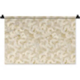 Abstract - Lijnen - Beige Wandkleed katoen klein 269 -zz3d