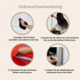 Water - Splash - Water - Zwart keuken achterwand 2 middel -gebruiksaanwijzing_DE