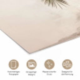 Palmboom - Schaduw - Trap - Beige poster papier klein -tcloseup_DE