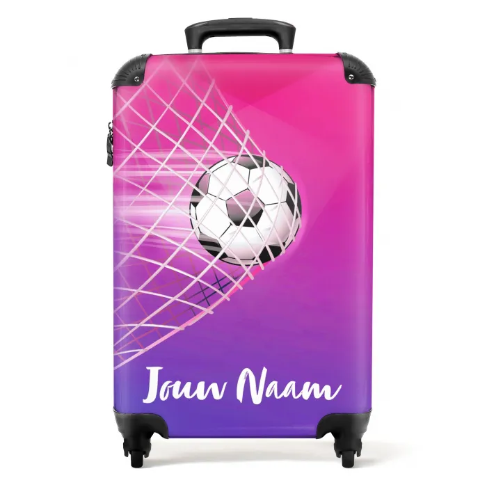 Goal-getter roze NBS - Handbagage koffer - Kinderen Unisex middel -productfoto_recht