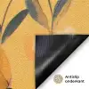 Bloemen - Geschilderd - Geel Deurmat klein -antislip_NL