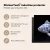 Porselein - Goudvis - Delfts - Blauw Inductie beschermer vinyl 3mm middel -vsfeer2_ENG