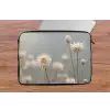 Strobloemen - Wit - Daglicht laptophoes neopreen klein -tafel