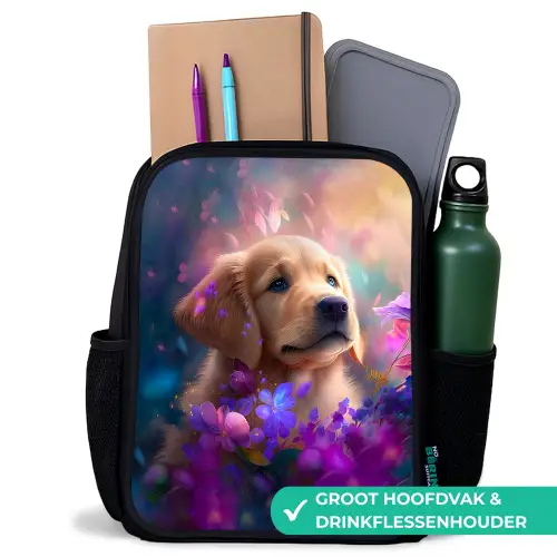 Rudy Retriever Rugzak - Zwart middel -inhoud_NL