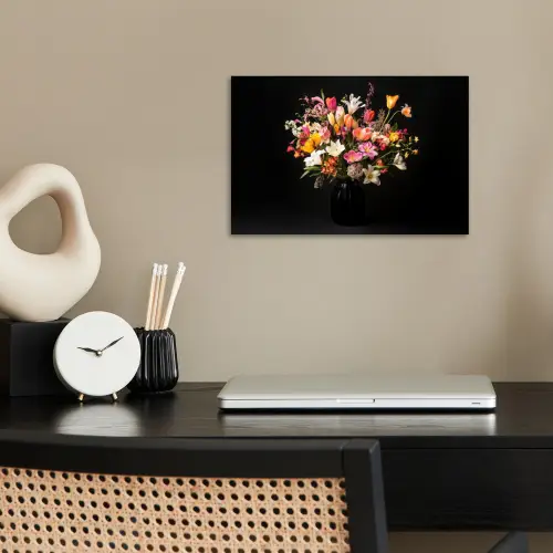 Vaas - Bloemen - Tulpen poster papier klein -sfeer1