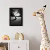 Golfbal - Wazig - Zwart fotolijst zwart zonder passe partout klein -usfeer4_kinderkamer