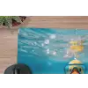 Duikbril - Eend - Water muismat rubber klein -closeup