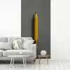 Potlood - Schilderij - Geel fotobehang vinyl groot -woonkamer