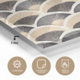Waaier - Patroon - Zwart - Beige plexiglas 5mm klein 11 -wsfeer2_DE