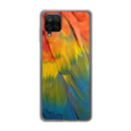 Veren - Ara - Kleurrijk Telefoonhoesje Samsung Galaxy A12 klein -3d