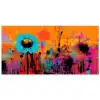 Zonnebloemen - Abstract - Oranje Balkonbeschermer Duitsland klein -zz_3d