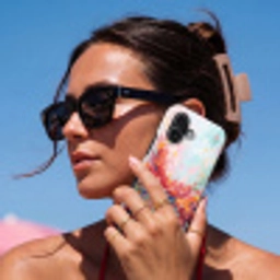 Bloemen - Abstract - Kunst - Modern Toughcase MagSafe Apple iPhone 17 klein -Sfeer2V