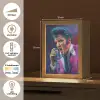 Expressief - Microfoon - Paars Light Box met kabel (Tafellamp) klein -USP_NL