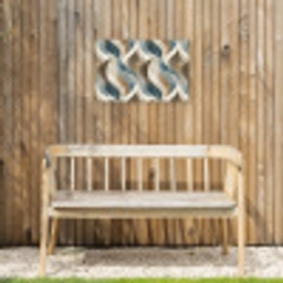 Abstract - Golven - Kleurrijk Tuinposter op houten frame 2 cm dik klein 845 -sfeer4