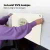 Schelp - Quote - Groen Inductie beschemer met haakjes klein -ky-ophangen-nl